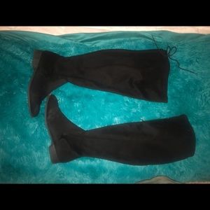 Black Thigh High Boots!